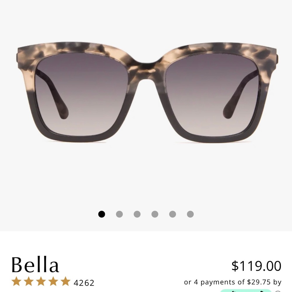NEW Diff Eyewear Bella Sunglasses